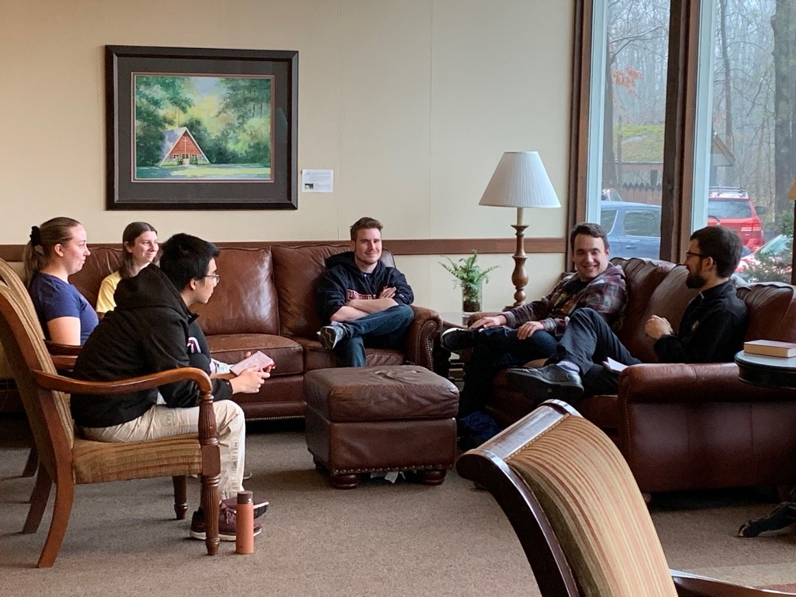 group of students at bible study